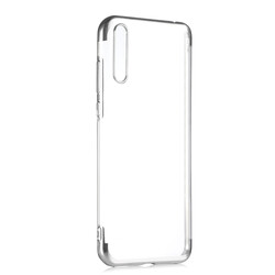 Huawei P Smart S (Y8P) Case Zore Dört Köşeli Lazer Silicon Cover Grey