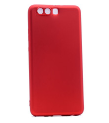 Huawei P10 Kılıf Zore Premier Silikon Kapak Kırmızı