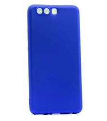 Huawei P10 Lite Kılıf Zore Premier Silikon Kapak Saks Mavi