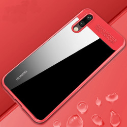 Huawei P20 Lite Kılıf Zore Buttom Kapak Kırmızı