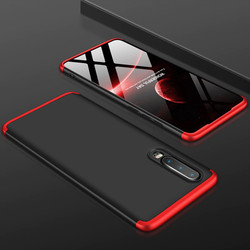 Huawei P30 Case Zore Ays Cover Black-Red