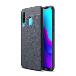 Huawei P30 Lite Case Zore Niss Silicon Cover Navy blue