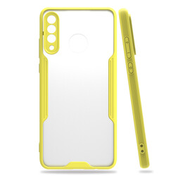 Huawei P30 Lite Case Zore Parfe Cover Yellow