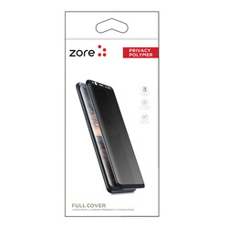 Huawei P30 Pro Zore Privacy Polymer Nano Ekran Koruyucu Siyah