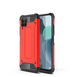 Huawei P40 Lite Case Zore Crash Silicon Cover Red