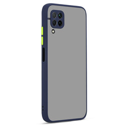 Huawei P40 Lite Case Zore Hux Cover Navy blue