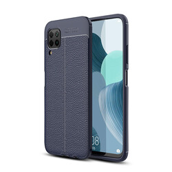Huawei P40 Lite Case Zore Niss Silicon Cover Navy blue