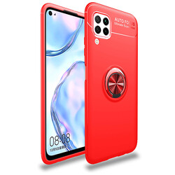Huawei P40 Lite Case Zore Ravel Silicon Cover Red