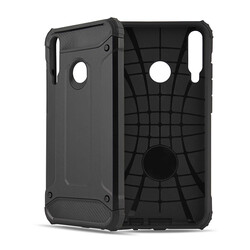Huawei P40 Lite E Case Zore Crash Silicon Cover Black