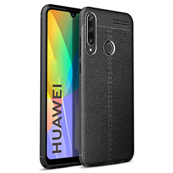 Huawei P40 Lite E Kılıf Zore Niss Silikon Kapak Siyah