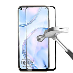 Huawei P40 Lite Zore Edge Break Resistant Glass Screen Protector Black