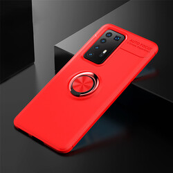 Huawei P40 Pro Case Zore Ravel Silicon Cover Red