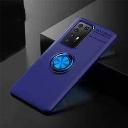 Huawei P40 Pro Case Zore Ravel Silicon Cover Blue