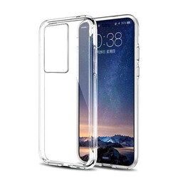 Huawei P40 Pro Case Zore Süper Silikon Cover Colorless