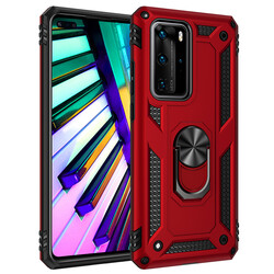 Huawei P40 Pro Case Zore Vega Cover Red