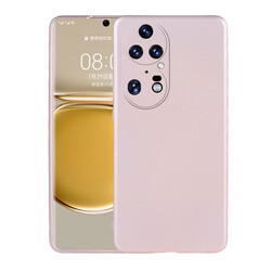 Huawei P50 Pro Case Zore Premier Silicon Cover Rose Gold