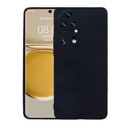 Huawei P50 Pro Case Zore Premier Silicon Cover Black