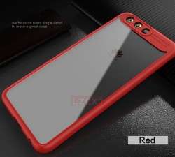 Huawei P9 Lite 2017 Kılıf Zore Buttom Kapak Kırmızı