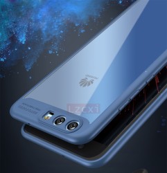 Huawei P9 Lite 2017 Kılıf Zore Buttom Kapak Mavi