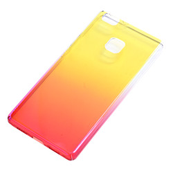 Huawei P9 Lite Case Zore Renkli Transparan Cover Pink