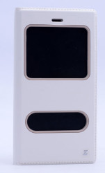 Huawei P9 Lite Kılıf Zore Dolce Kapaklı Kılıf Beyaz