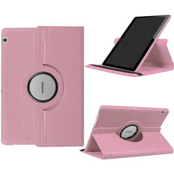 Huawei T5 10 inch Zore Rotatable Stand Case Pink