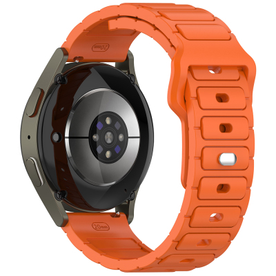 Huawei Watch GT 3 42mm Zore KRD-132 22mm Silikon Kordon Strap Kayış Turuncu