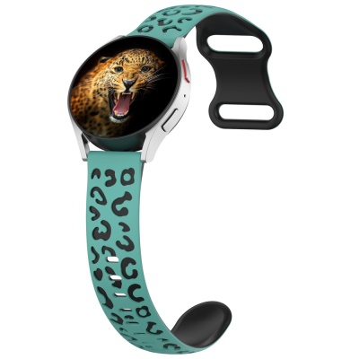 Huawei Watch GT 3 42mm Zore KRD-140 20mm Silicone Strap Yeşil-Siyah