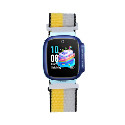Huawei Watch GT 5 41mm Zore KRD-03 18mm Çocuklara Özel Hasır Kordon Sarı