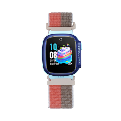 Huawei Watch GT 5 41mm Zore KRD-03 18mm Çocuklara Özel Hasır Kordon Kırmızı-Kahverengi