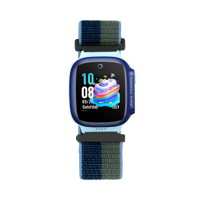 Huawei Watch GT 5 41mm Zore KRD-03 18mm Kids Special Straw Strap Lacivert-Yeşil