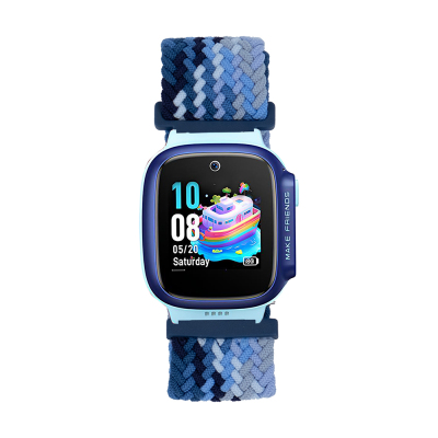 Huawei Watch GT 5 41mm Zore KRD-139 18mm Çocuklara Özel Örgü Kordon Lacivert