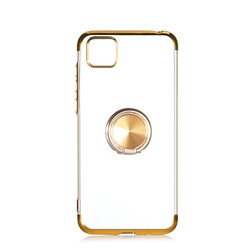 Huawei Y5P Case Zore Gess Silicon Gold