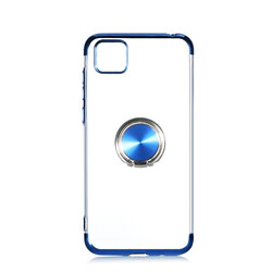 Huawei Y5P Case Zore Gess Silicon Blue