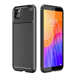 Huawei Y5P Case Zore Negro Silicon Cover Black