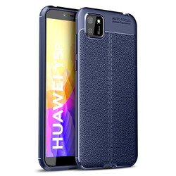 Huawei Y5P Case Zore Niss Silicon Cover Navy blue