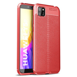 Huawei Y5P Case Zore Niss Silicon Cover Red