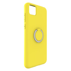 Huawei Y5P Case Zore Plex Cover Yellow