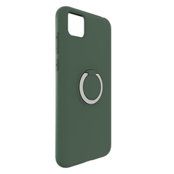 Huawei Y5P Case Zore Plex Cover Dark Green