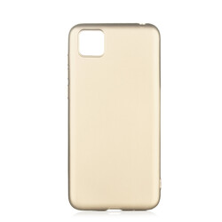 Huawei Y5P Case Zore Premier Silicon Cover Gold