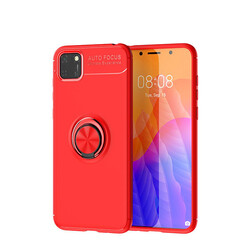 Huawei Y5P Case Zore Ravel Silicon Cover Red