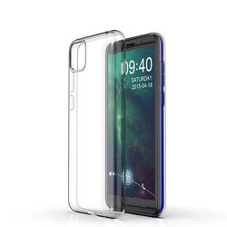 Huawei Y5P Case Zore Süper Silikon Cover Colorless