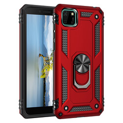 Huawei Y5P Case Zore Vega Cover Red