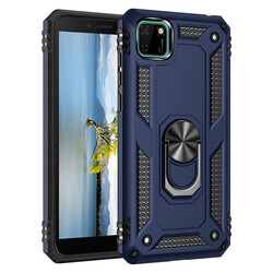 Huawei Y5P Case Zore Vega Cover Blue