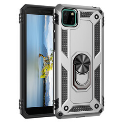 Huawei Y5P Case Zore Vega Cover Grey