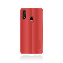 Huawei Y6 2019 Kılıf Zore Tio Silikon Kırmızı