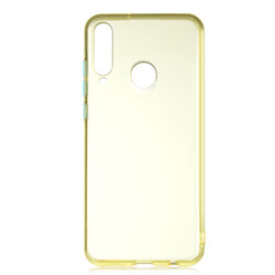 Huawei Y6P Case Zore Bistro Cover Yellow