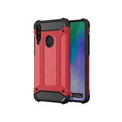 Huawei Y6P Case Zore Crash Silicon Cover Red
