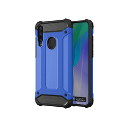 Huawei Y6P Case Zore Crash Silicon Cover Blue