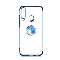 Huawei Y6P Case Zore Gess Silicon Blue